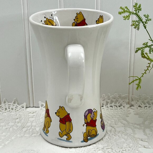 Disney Store Winnie The Pooh Ceramic Large Coffee Tea Mug 6" White - Picture 5 of 8
